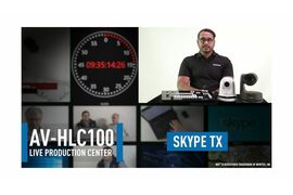 AV-HLC100 Live Production Center: Configuring SkypeTX™ - Video Cover